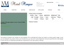 Tablet Screenshot of metalmarque.com